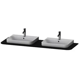 DU Konsole HappyD.2Plus, 2 Ausschnitte 16x1600x550mm, graphit supermatt