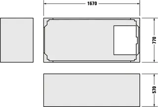 Duravit Wannenträger für 700336 – Bild 2