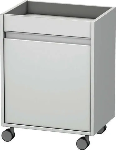 Duravit Rollcontainer Ketho 360x500x670mm 1 Tür, TA rechts, weiß matt