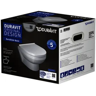 WWC Set Duravit No.1 Compact TS, rimless, inkl.WC-Sitz 0069690000 – Bild 2