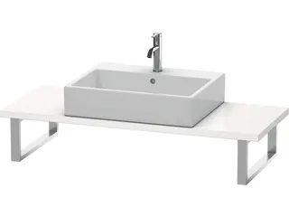 Duravit Konsole variabel DuraStyle Compact 1 Ausschn.,30xvarx480,Weiß Matt – Bild 2