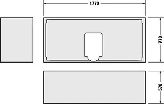 Duravit Wannenträger für 700338 – Bild 2