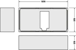 Duravit Wannenträger für 700341 – Bild 2