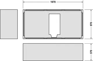 Duravit Wannenträger für 700341 – Bild 3