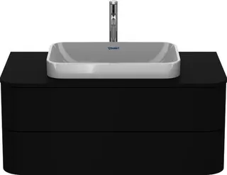 Duravit WTU HappyD2+ wandh.,408x1000x550mm 2Schubkästen, graphit supermatt f.ASB – Bild 4