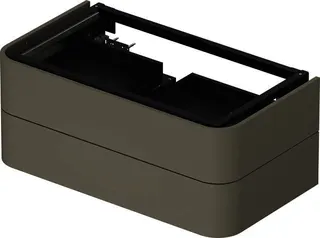 Duravit WTU HappyD2+ wandh.,408x1000x550mm 2Schubkästen, steingrau seidenm.f.ASB – Bild 4