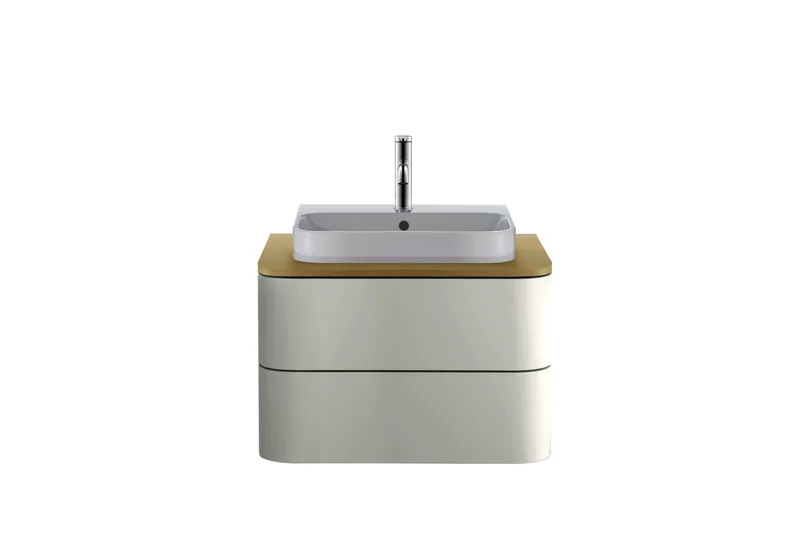 Duravit Konsole m.1Aus.HappyD2+, 16x650x480mm, mediterrane eiche