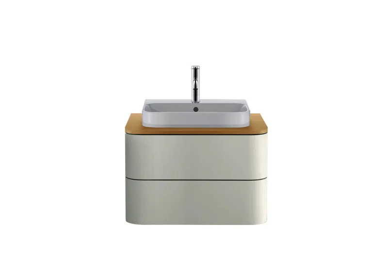 Duravit WTU HappyD2+ wandh.,408x650x480mm 2Schubkästen, weiß seidenmatt