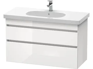 Duravit WTU wandh. DuraStyle 453x1000x610mm 2 SchKa,034210,weiß matt/weiß matt – Bild 3