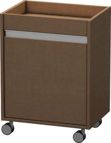Duravit Rollcontainer Ketho 360x500x670mm 1 Tür, TA rechts, Leinen