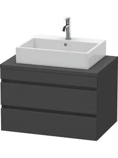 Duravit WTU DuraStyle f.Konsole 512x800x548 2 Schubkästen, Graphit Matt – Bild 2