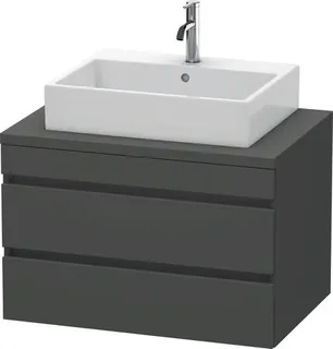 Duravit WTU DuraStyle f.Konsole 512x800x548 2 Schubkästen, Graphit Matt – Bild 4