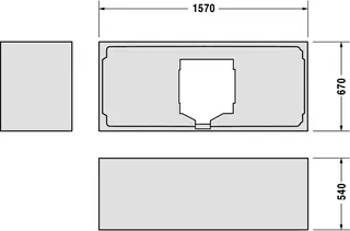 Duravit Wannenträger für 700308/700309 – Bild 2