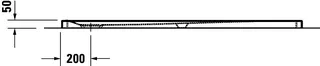 Duravit Tempano Duschwanne 1600x800x50mm Weiß, Antislip – Bild 3