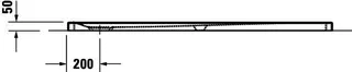 Duravit Tempano Duschwanne 1600x800x50mm Weiß, Antislip – Bild 4