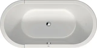 Duravit Starck Badewanne oval 1600x800 Freist Acrylverkl.,Rückenschr.2 L/R, Weiß