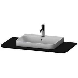 Duravit Happy D.2+ Konsole, mit Ausschnitt, 16x1000x550mm, graphit supermatt – Bild 2