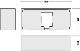 Duravit Happy D.2 Badewanne 1800x800 Einbauversion Rückenschr. 2 Pos. L/R Weiß – Bild 5