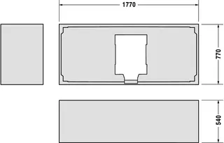 Duravit Wannenträger für 700314 – Bild 3