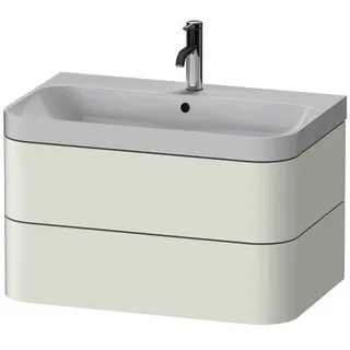 DU WTU m. Happy D.2 Plus, 2 SchK., 1 HL, 480x775x490mm, Weiß Seidenmatt