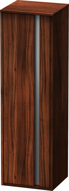 Duravit Hochschrank Ketho 360x400x1320mm 1 Tür, TA links, nussbaum natur