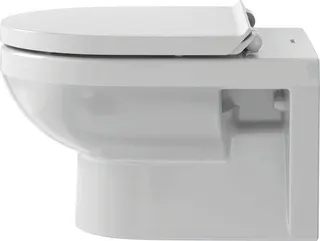 Wand-WC Duravit No.1 540 mm Tiefspüler, rimless, weiß – Bild 3