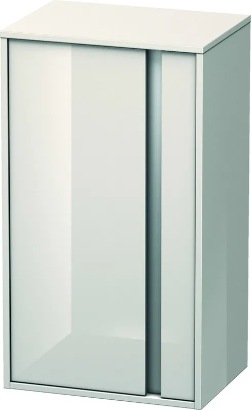 Duravit Halbhochschrank Ketho 360x500x880mm 1 Tür, TA links, weiß hochglanz