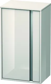 Duravit Halbhochschrank Ketho 360x500x880mm 1 Tür, TA links, weiß hochglanz