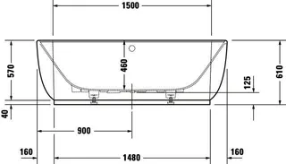 Duravit Luv Whirlw. 1800x950mm, Vorwand Nahtl.VK, Rückenschr.2,Air-Syst.,Weiß M. – Bild 5