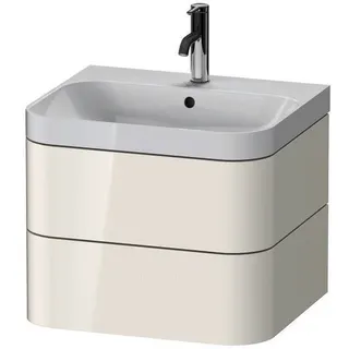 DU WTU m. Happy D.2 Plus, 2 Schk., 1 HL,480x575x490mm,Weiß Hochglanz