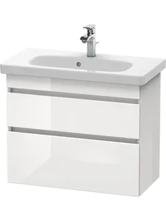 Duravit WTU wandh. DuraStyle 350x730x610mm 2 SchKa,233778,weiß hgl./weiß hgl. – Bild 2