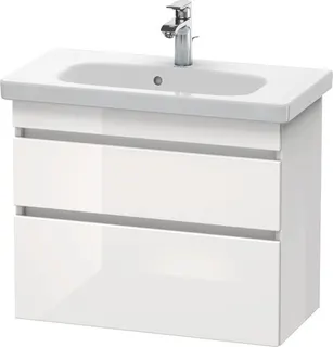 Duravit WTU wandh. DuraStyle 350x730x610mm 2 SchKa,233778,weiß hgl./weiß hgl. – Bild 3