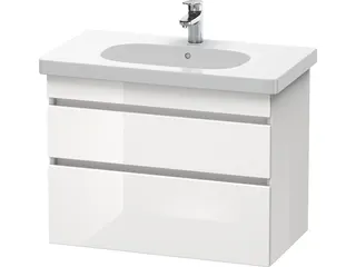 Duravit WTU wandh. DuraStyle 453x800x610mm 2 SchKa,034285,weiß hgl./weiß hgl. – Bild 2