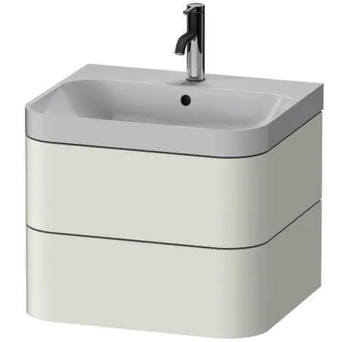 Duravit WTU m. Happy D.2 Plus, 2 Schk., 1 HL,480x575x490mm,Weiß Seidenmatt