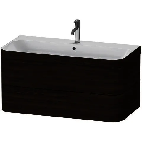 Duravit Waschtischunterbau m. Happy D.2 Plus 1 HL, 480x975x490mm, nussbaum gebürstet
