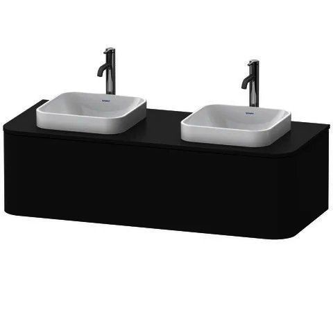 Duravit WTU HappyD2+ wandh.,354x1300x550mm 1Auszug, BP b., graphit supermatt