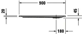 Duravit Starck Slimline Duschwanne R.Ek 900x800x45 mm Wß S.acr. Antislip – Bild 4