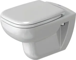 Duravit Wand-WC D-Code 545mm, weiß rimless, Tiefsp., 4,5L, HYG