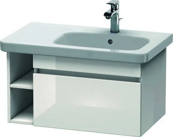 Duravit WTU wandh. DuraStyle 448x730x398mm 1 Ausz.,232680,weiß hgl./basalt matt