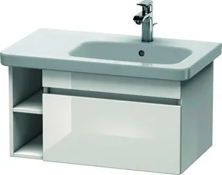 Duravit WTU wandh. DuraStyle 448x730x398mm 1 Ausz.,232680,weiß hgl./weiß hgl.
