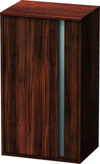 Duravit Halbhochschrank Ketho 360x500x880mm 1 Tür, TA links, nussbaum natur