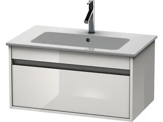 Duravit WTU Ketho f. ME by Starck, 1 Auszug 410x800x475mm, Weiß Hochglanz – Bild 3