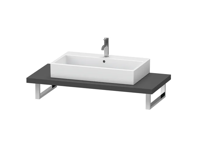 Duravit Konsole variabel DuraStyle 1 Ausschn.,45xvarx550,Graphit Matt