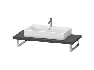 Duravit Konsole variabel DuraStyle 1 Ausschn.,45xvarx550,Graphit Matt
