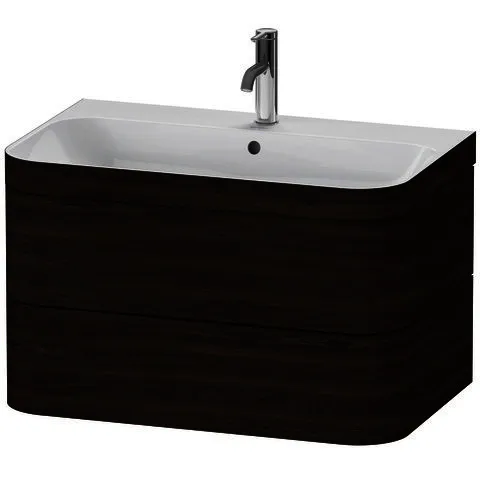Duravit Waschtischunterbau m. Happy D.2 Plus 1 HL, 480x775x490mm, nussbaum gebürstet