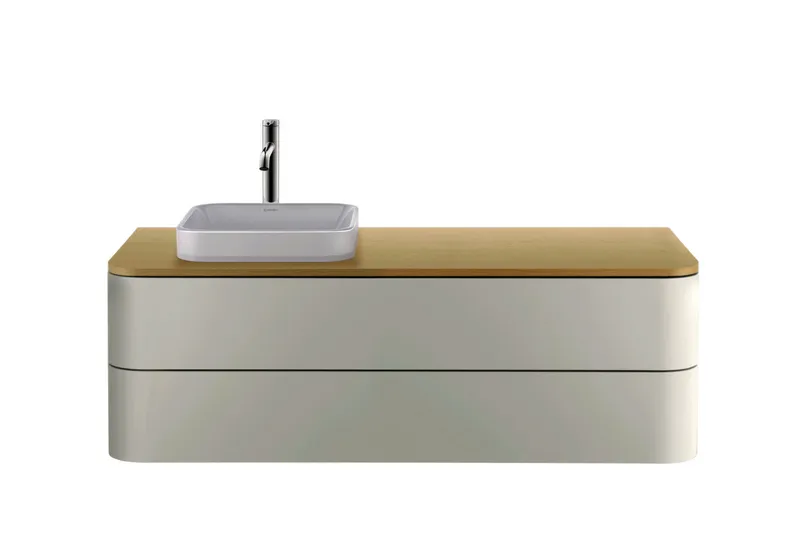 Duravit Aufsatzbecken 400mm Happy D.2 Plus Weiß,ohne Überl,ohne HLB,geschliffen,WG