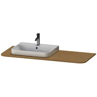 Duravit Konsole m.1Aus.HappyD2+,16x1300x550mm Beckenposition l., mediterrane eiche – Bild 2