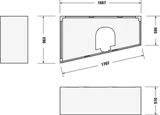 Duravit Wannenträger für 700212 – Bild 3