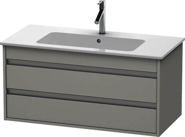 Duravit WTU Ketho f. ME by Starck, 2 Schubk. 480x1000x475mm, Betongrau Matt