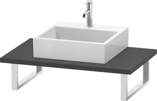 Duravit Konsole variabel DuraStyle 1 Ausschn.,30xvarx550,Graphit Matt – Bild 3